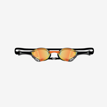 Очки для плавания Tracer-X Elite Racing Mirrored (зеркальные, оранжевые; серый/черный)